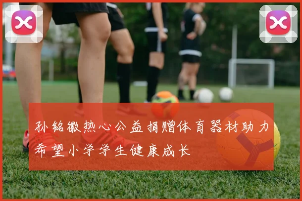 孙铭徽热心公益捐赠体育器材助力希望小学学生健康成长